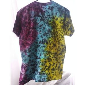 Crumple tie dye tee